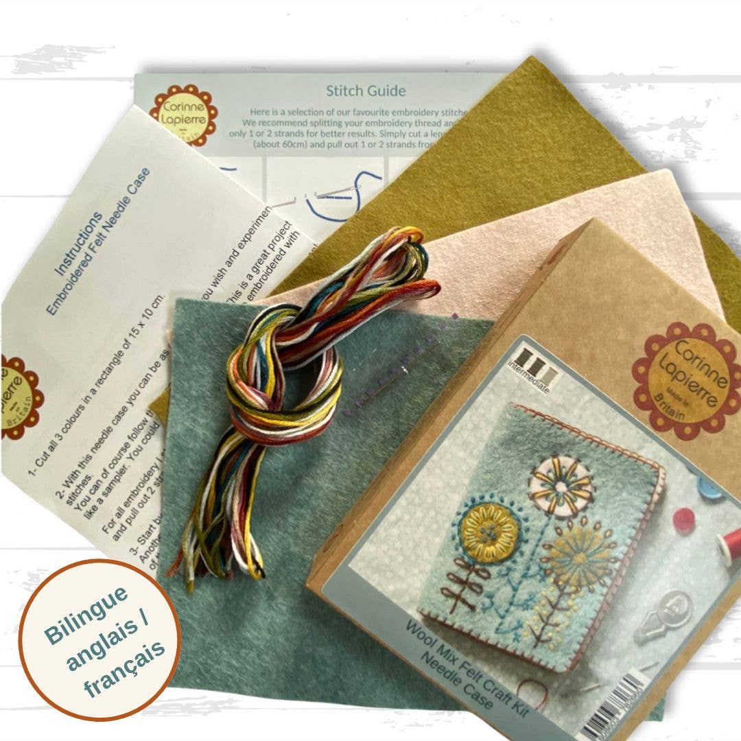 Needle Case Felt Craft Mini Kit by Corinne Lapierre