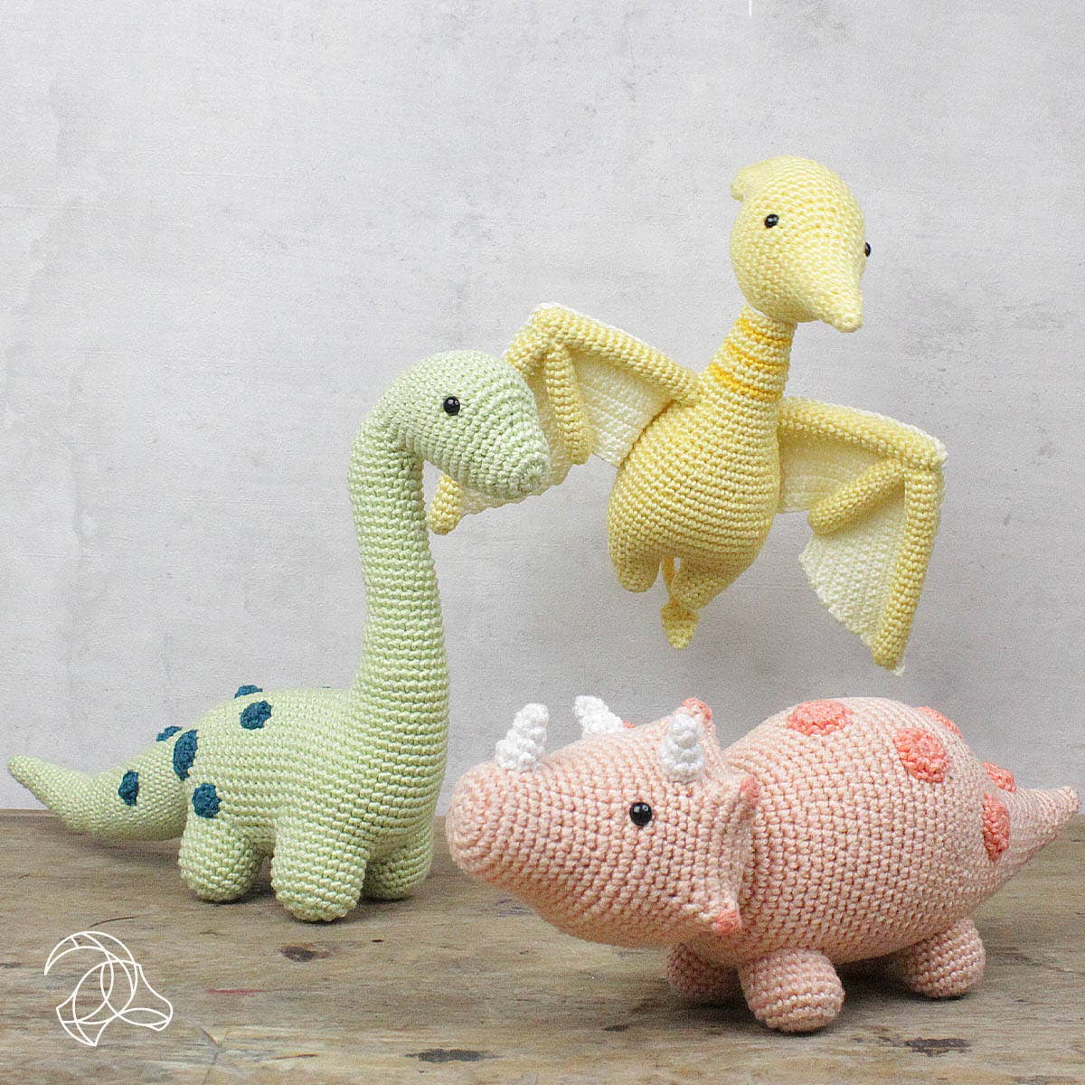 Pteranodon dinosaur Crochet Kit Handicraft