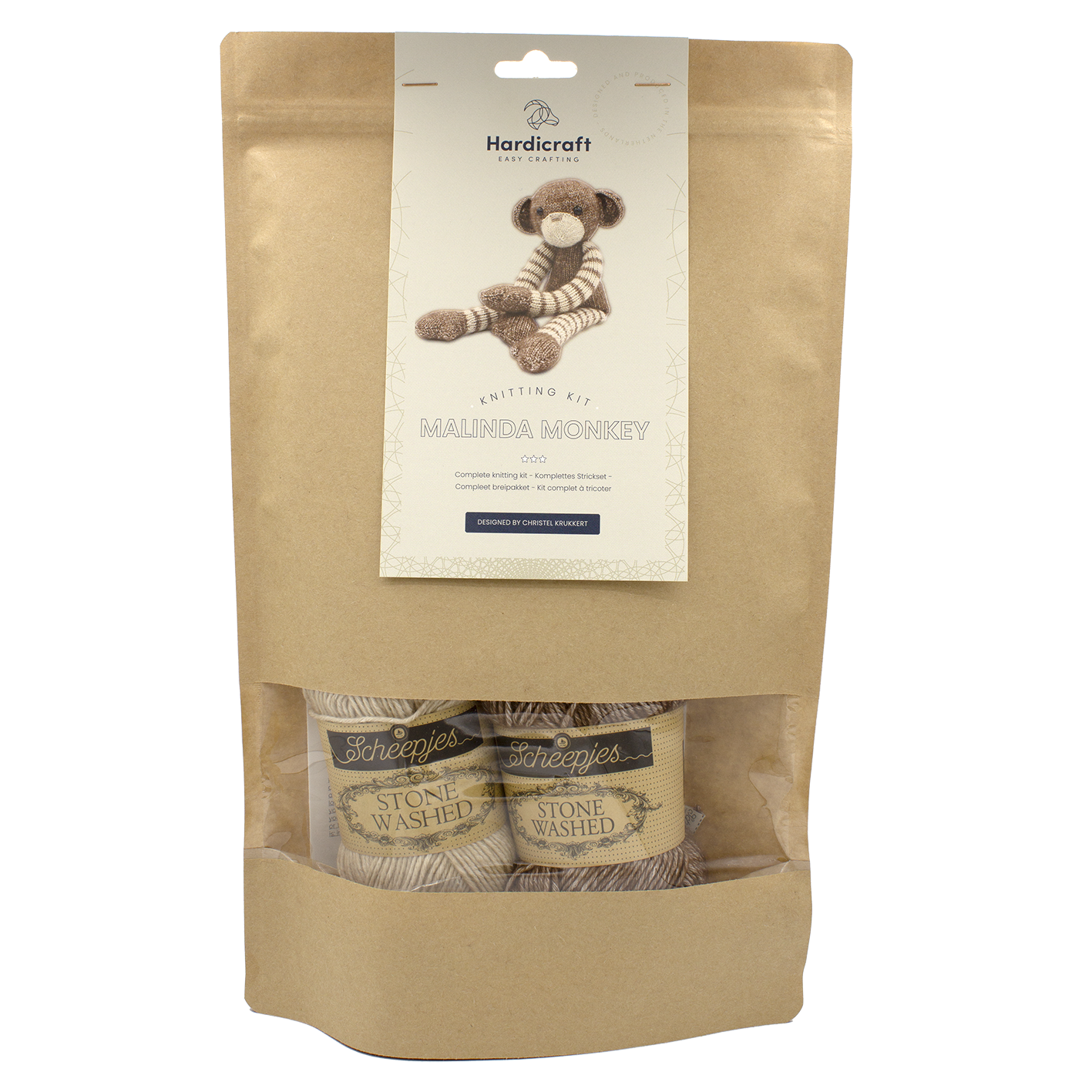 DIY Knitting Kit - Malinda Monkey Handicraft