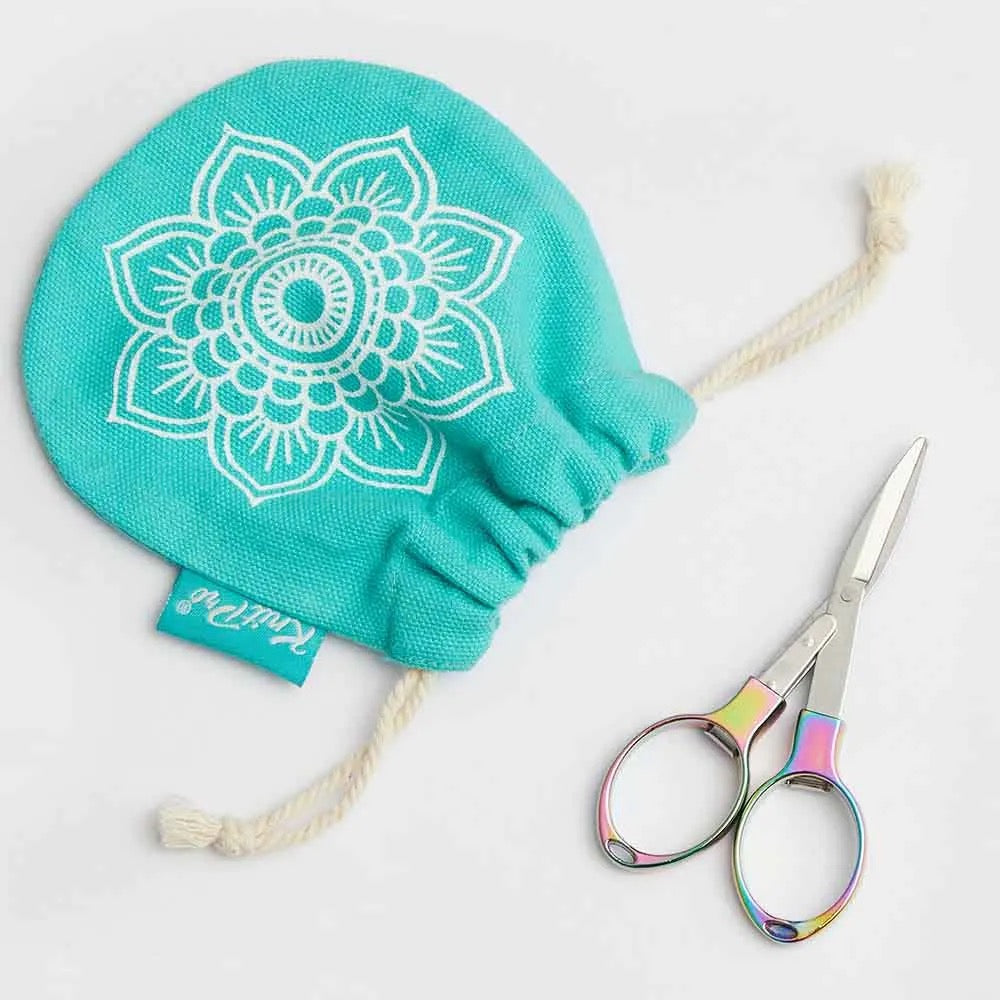 KnitPro Mindful Folding Rainbow Scissors