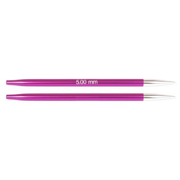 KnitPro Zing interchangeable needles 13cm tips