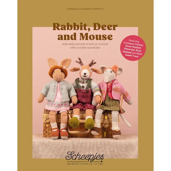 Rabbit, Deer and Mouse Pattern Book