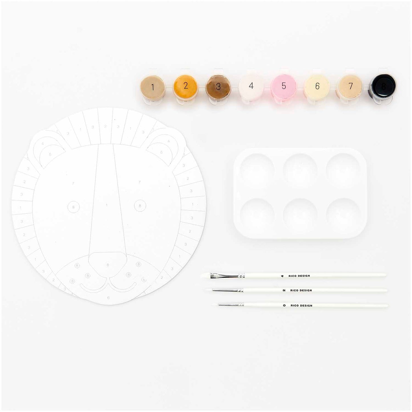 Rico Design Paint by numbers for kids
