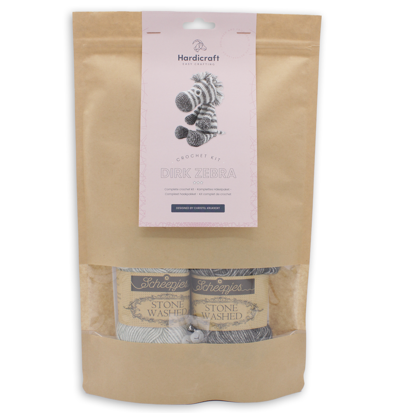 DIY Crochet Kit - Dirk Zebra Handicraft