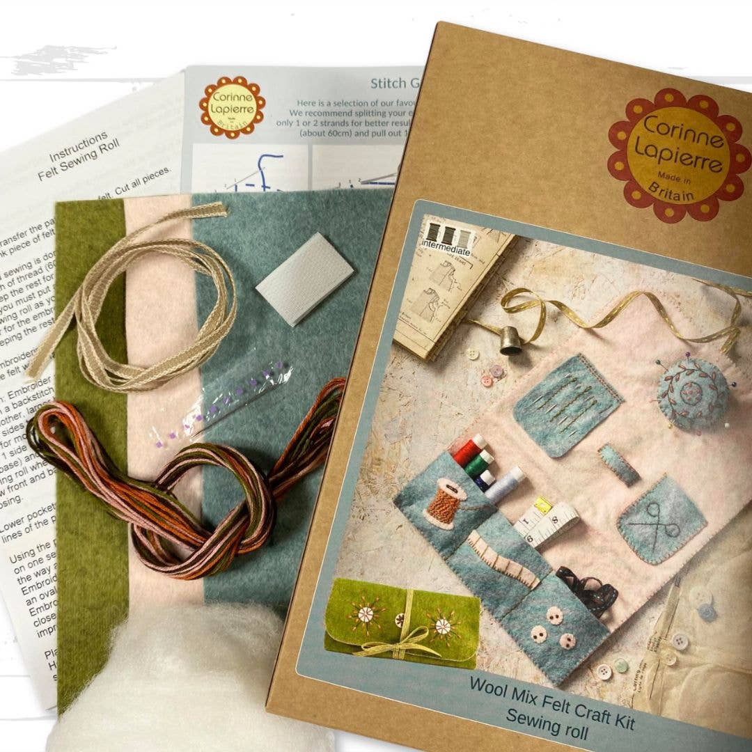 Sewing Roll Felt Craft Kit by Corinne Lapierre