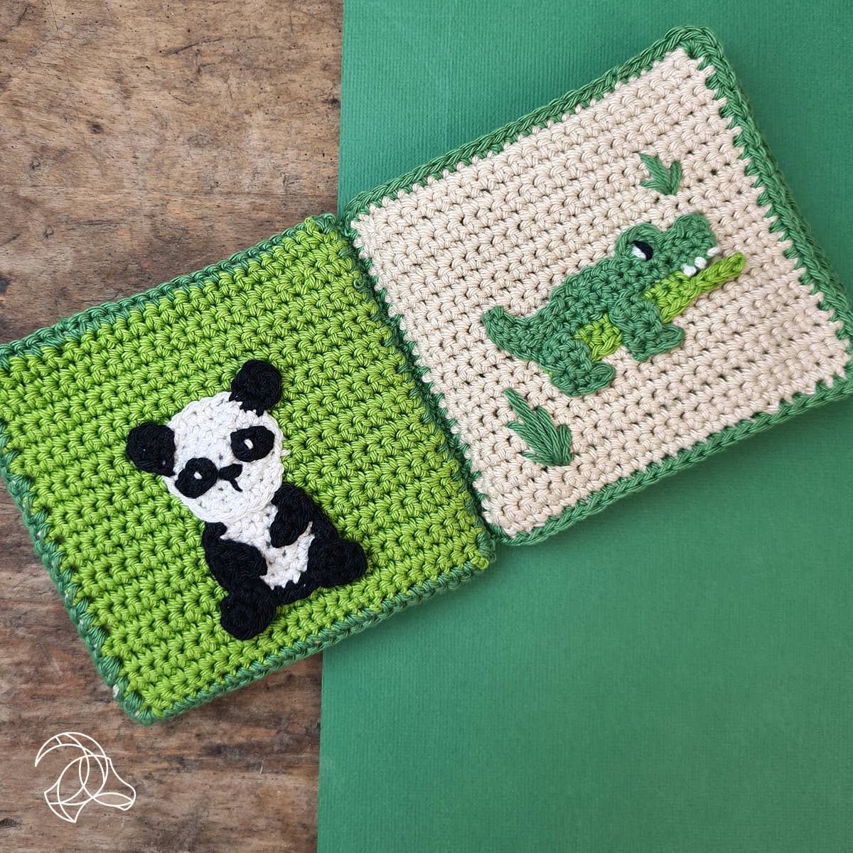 DIY Crochet Kit - Soft Book “Jungle”