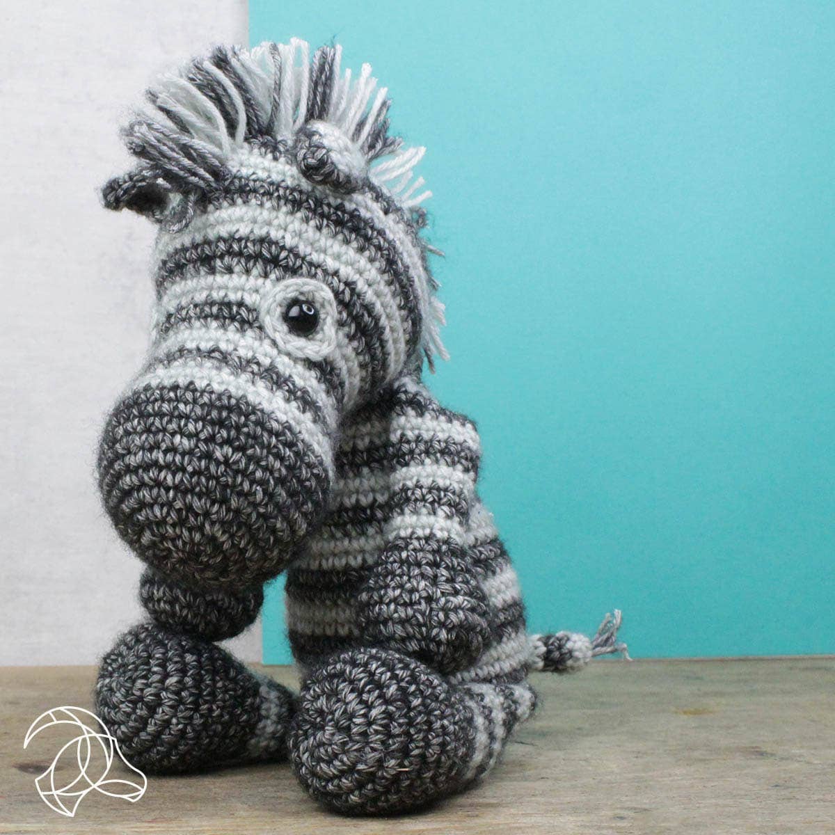 DIY Crochet Kit - Dirk Zebra