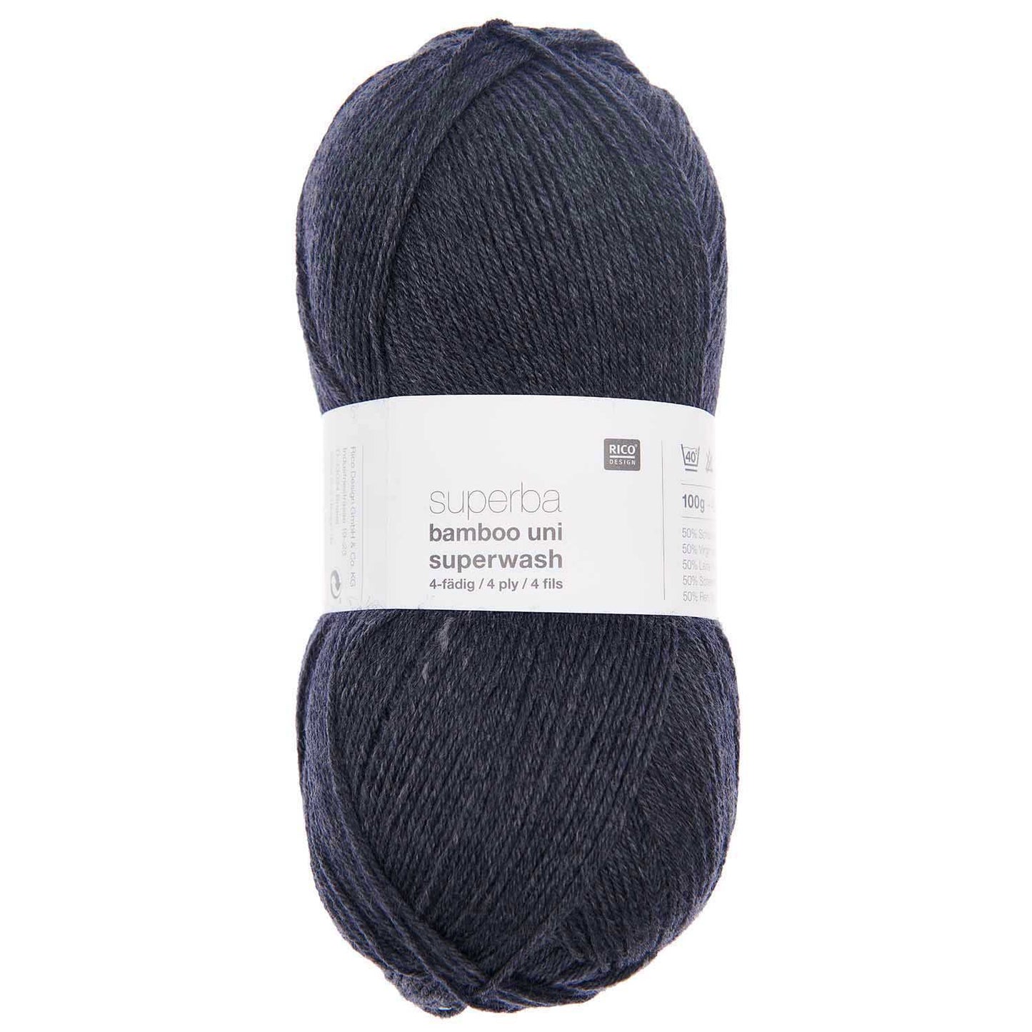 Rico Design Superba Bamboo Uni Superwash Chaussette