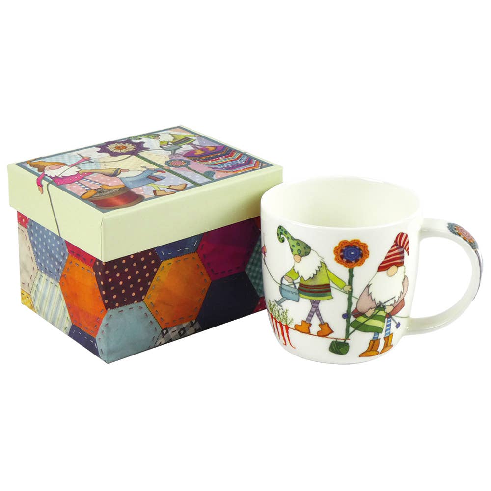Crafting Gnomes Bone China Mug With Gift Box