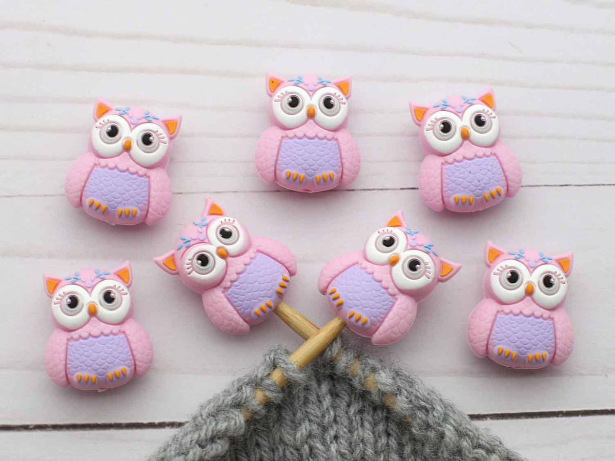 Pink Owl | Stitch Stoppers - Fox and Pine