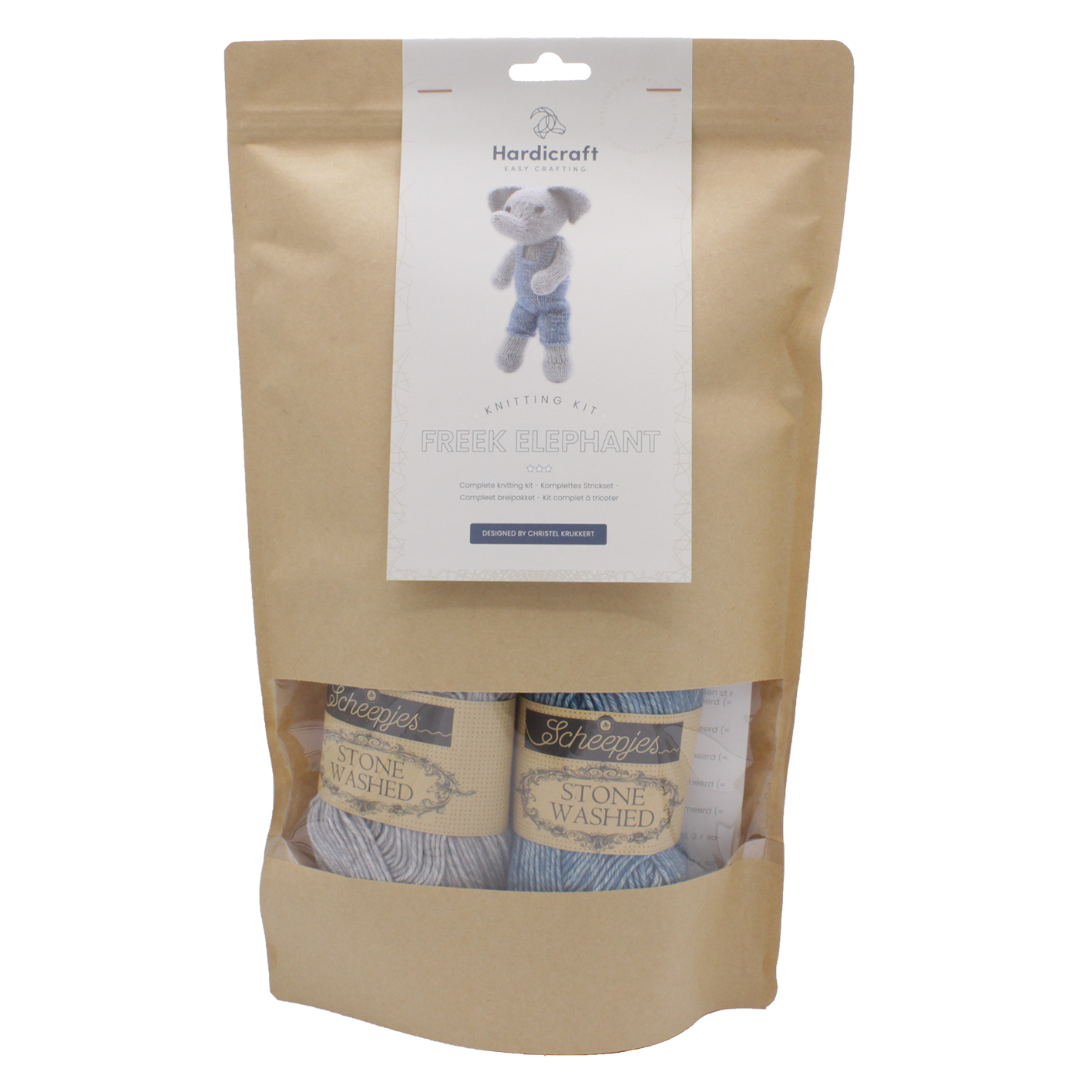 DIY Knitting Kit - Freek Elephant