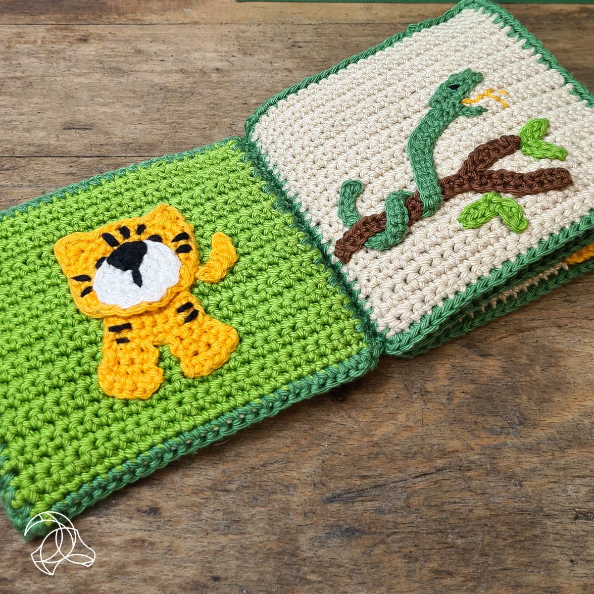 DIY Crochet Kit - Soft Book “Jungle”