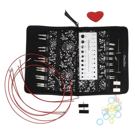 ChiaoGoo TWIST Lace Interchangeable needle set 10cm 2.75-10mm