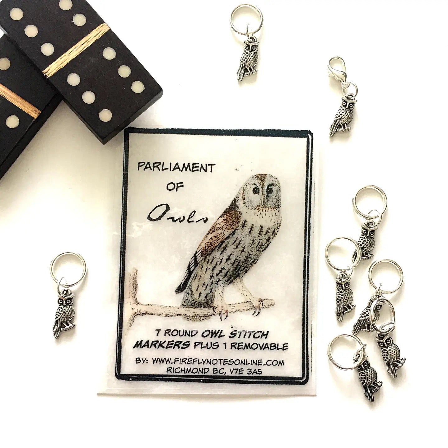 Owl Stitch Marker Pack