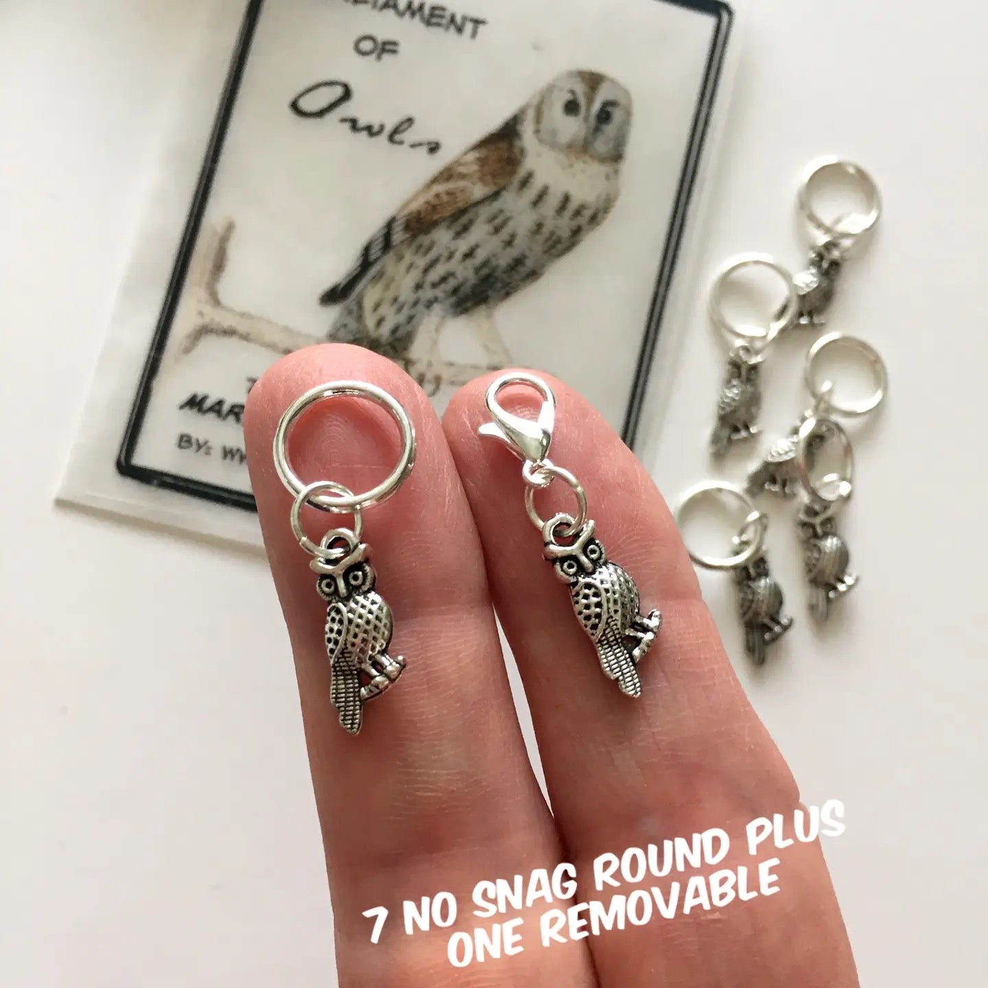 Owl Stitch Marker Pack