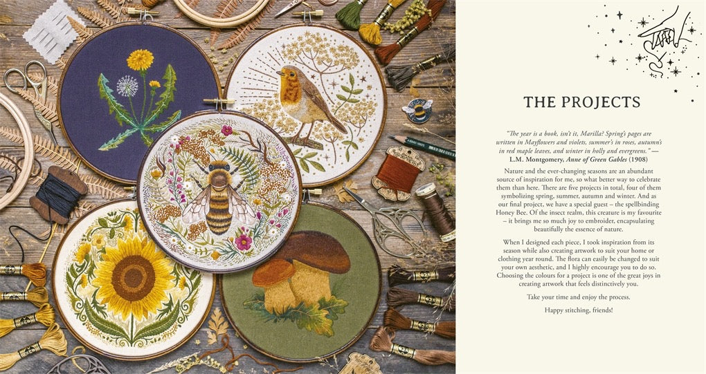 Paint with Thread:  Through the Seasons by Emillie Ferris