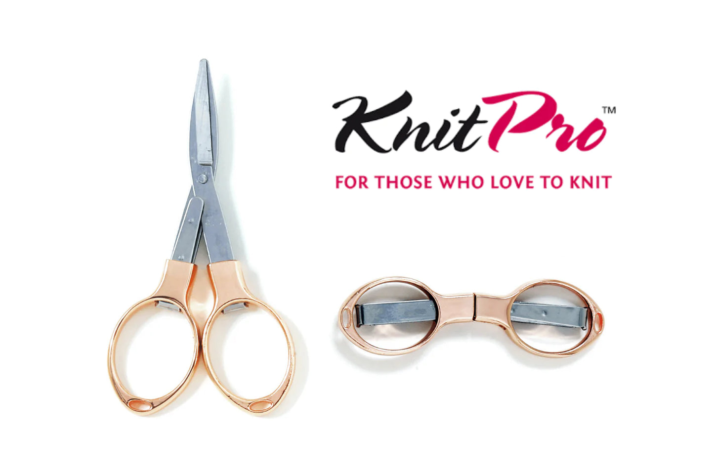 Ciseaux pliants KnitPro Rosegold