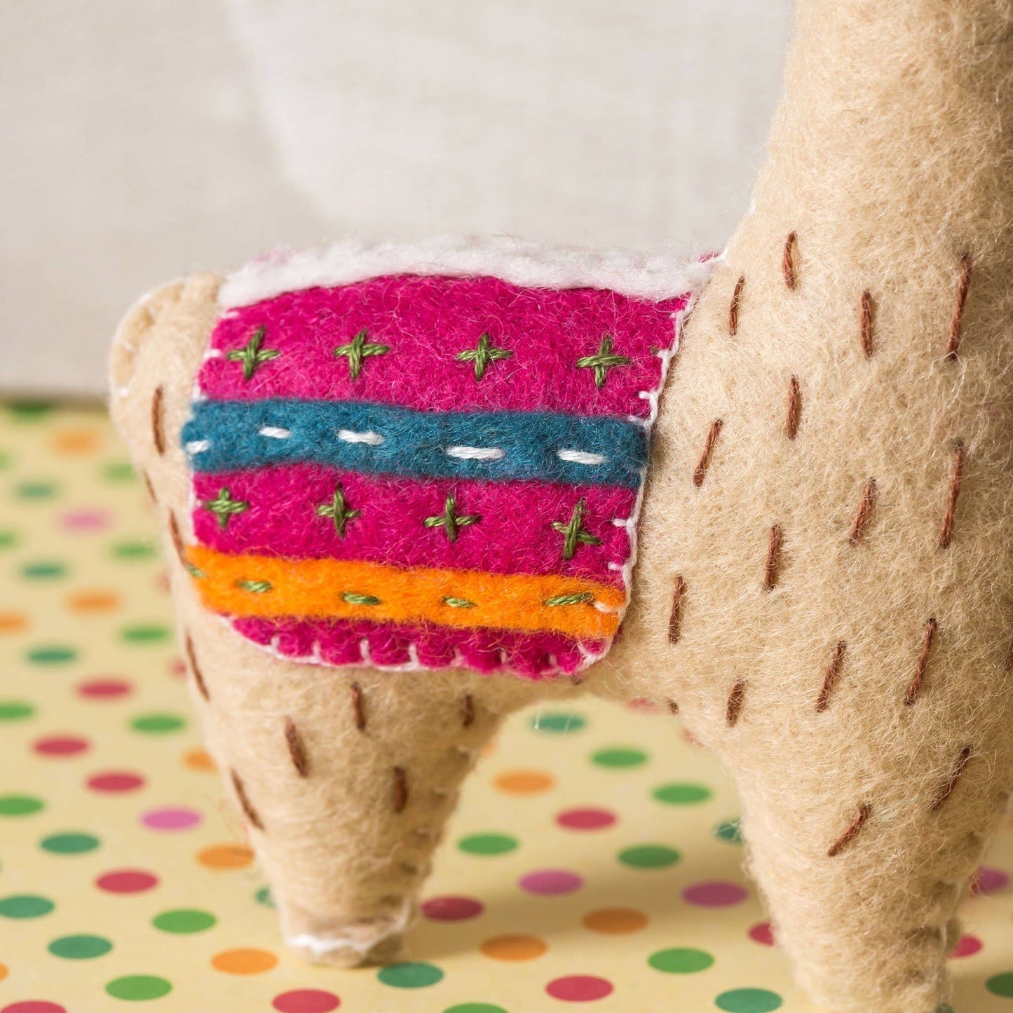 Llamas Felt Craft Kit by Corinne Lapierre