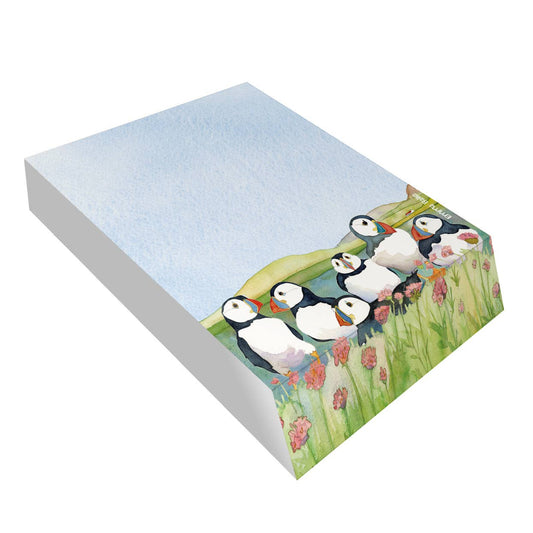 Sea Thrift Puffin Slant Pad by Emma Ball