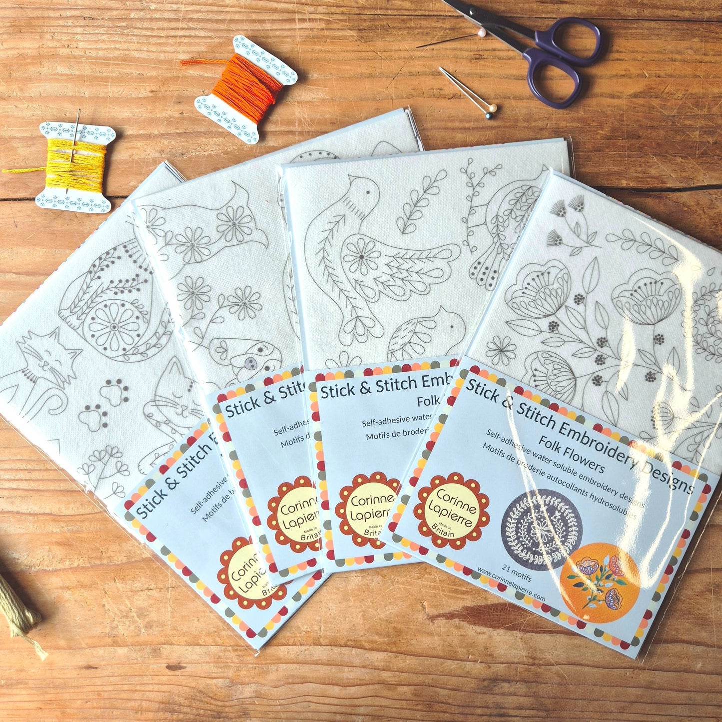 Stick and Stitch Embroidery by Corinne Lapierre