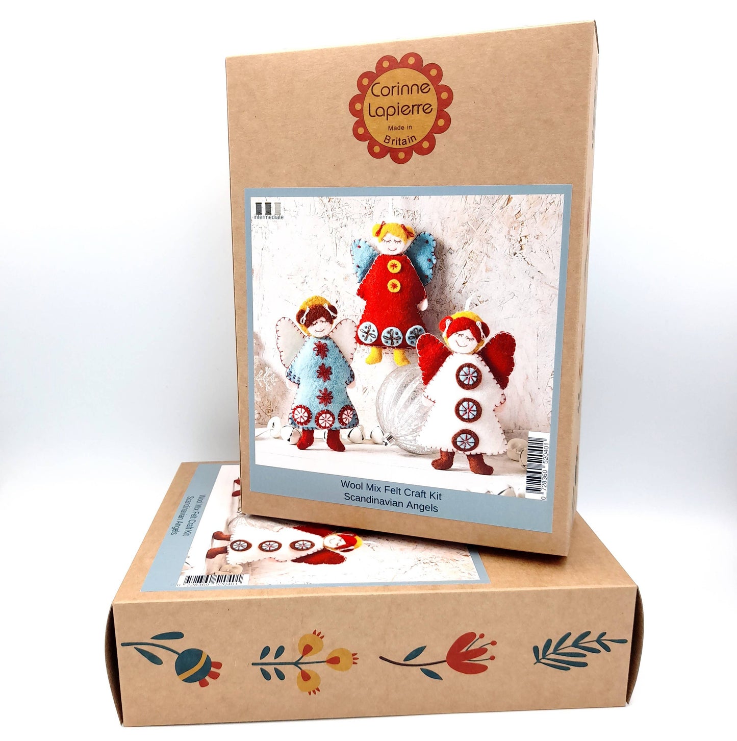 Scandinavian Angels  Felt Craft Kit by Corinne Lapierre