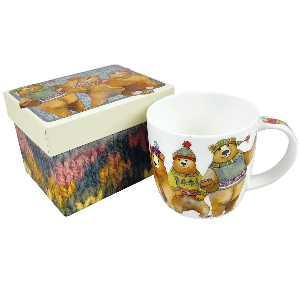 Woolly Bears, Boxed Mug by Emma Ball