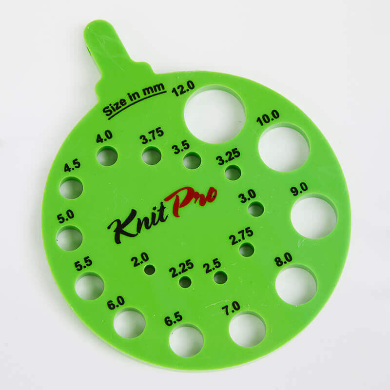 KnitPro Needle View Sizer Round