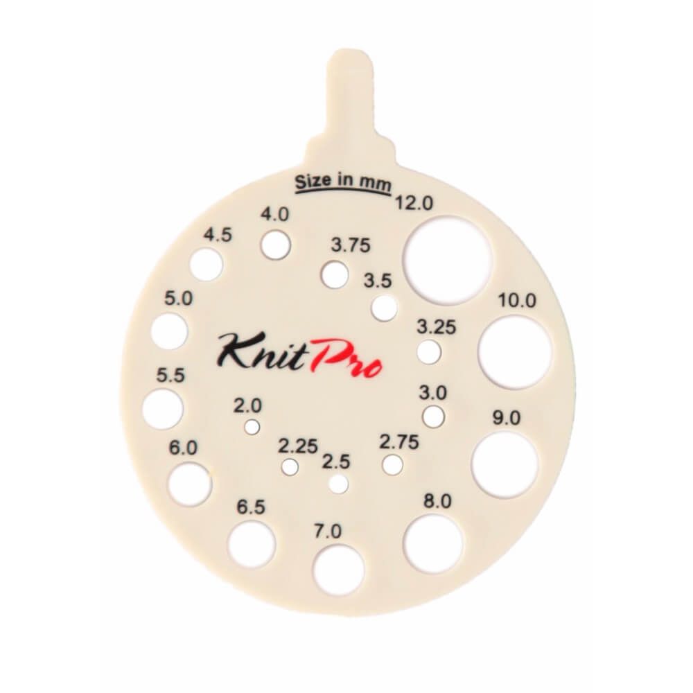 KnitPro Needle View Sizer Round