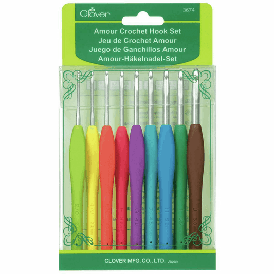 Clover Amour crochet hook set 2.00-6.00mm