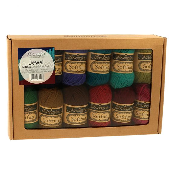 Scheepjes Softfun Jewel Pack de couleurs